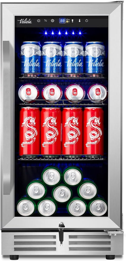 180 Bottles Wine Fridge 24 Inch Dual Zone Wine Cooler Refrigerator Freestanding Wine Refrigerator with Glass Door and Safety Lock, Large Wine Cellar for Home, Office, Kitchen