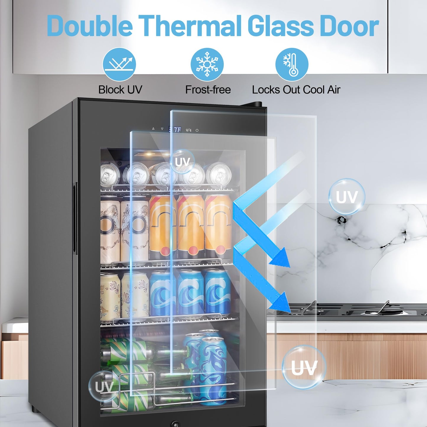 180 Bottles Wine Fridge 24 Inch Dual Zone Wine Cooler Refrigerator Freestanding Wine Refrigerator with Glass Door and Safety Lock, Large Wine Cellar for Home, Office, Kitchen