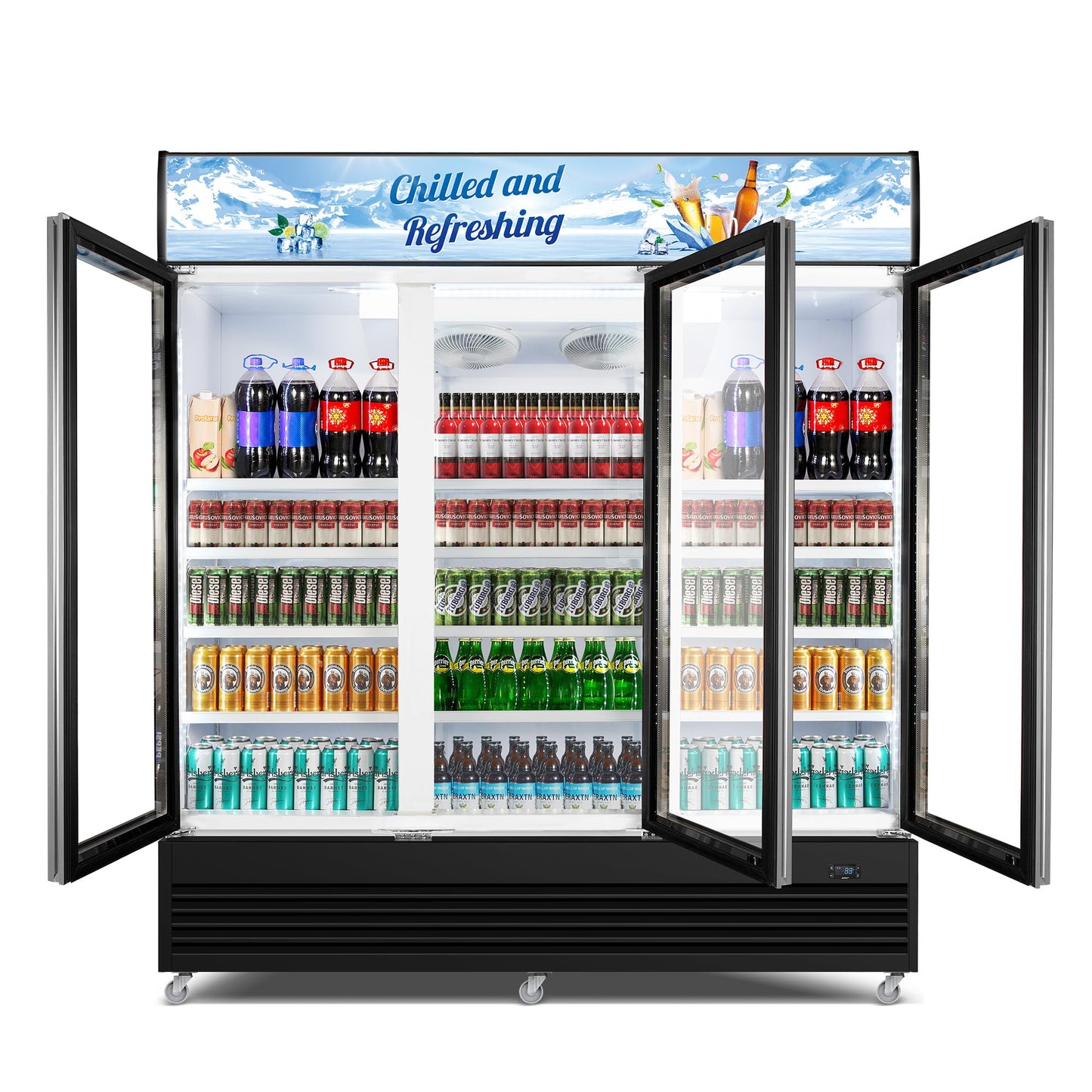 180 Bottles Wine Fridge 24 Inch Dual Zone Wine Cooler Refrigerator Freestanding Wine Refrigerator with Glass Door and Safety Lock, Large Wine Cellar for Home, Office, Kitchen